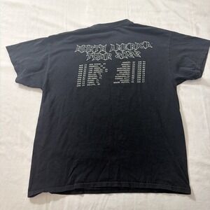 United North American Tour 2022 Black Short Sleeve‎ Shirt Men's Large Gym Tshirt